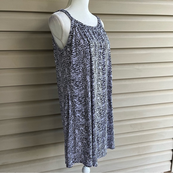 •J. Valdi• Black/White Patterned Sundress - Size Medium - Picture 4 of 6